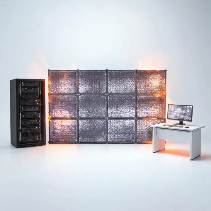 Daktronics LED display product cabinet and processor
